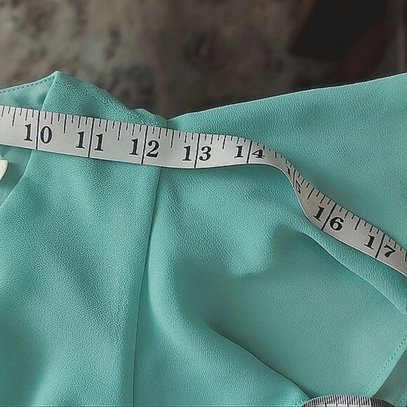 Eliza J Mint Faux-Wrap Ruffled Maxi Dress - Picture 13 of 16